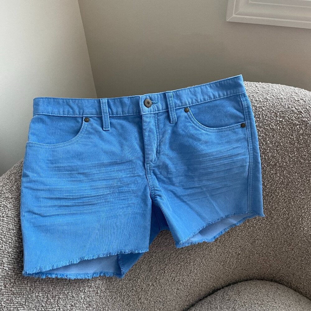 Carve Designs corduroy shorts, blue, size 6